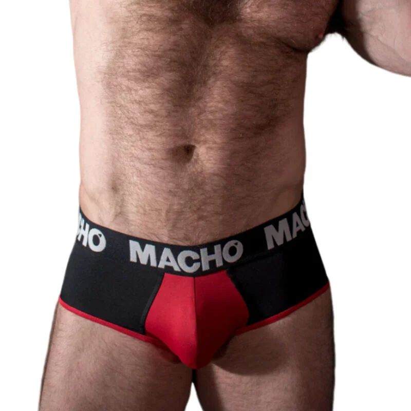 MACHO - Ms26n Slip Negro/Rojo M - Imagen 3