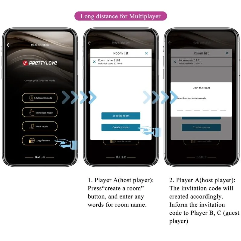 PRETTY LOVE - Elvira Kegel Balls App Control Remoto Morado - Imagen 8