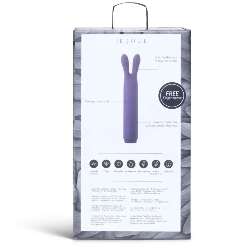 JE JOUE - Bala Vibradora Rabbit Lila - Imagen 7