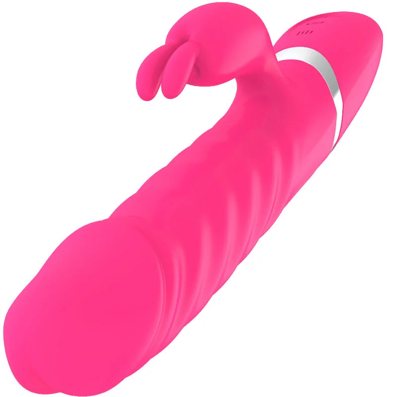 ARMONY - Nasty Dildo Vibrador Rabbit Fucsia - Imagen 3