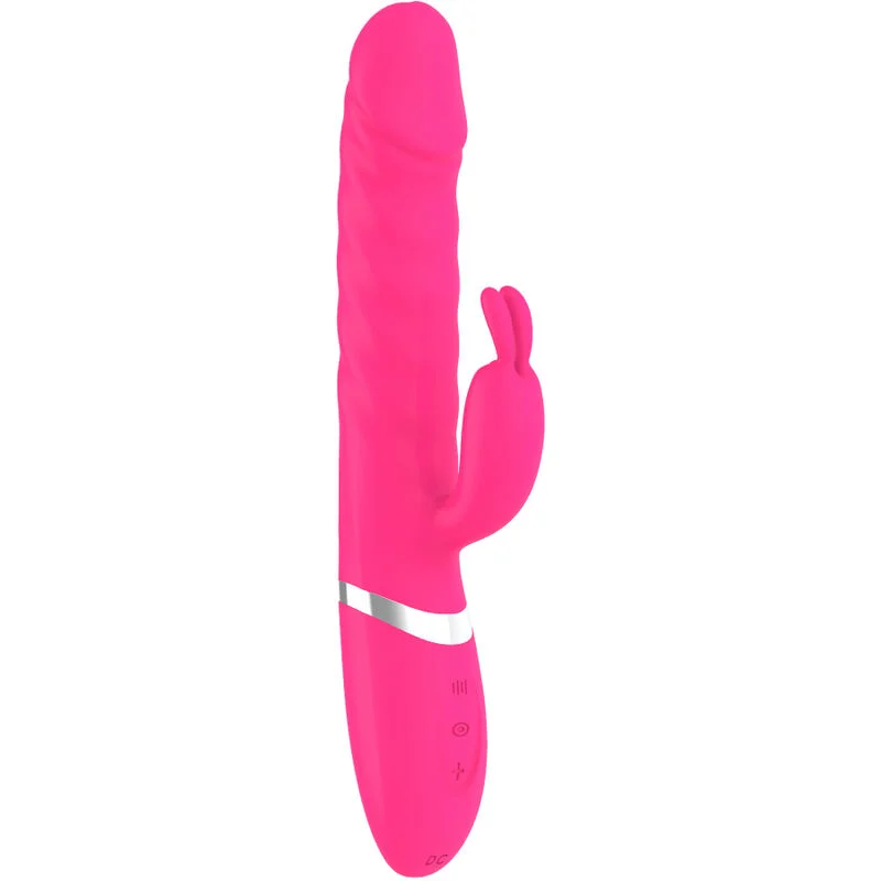ARMONY - Nasty Dildo Vibrador Rabbit Fucsia - Imagen 5