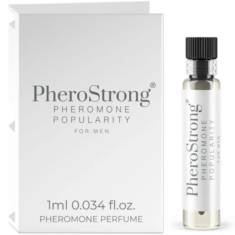 PHEROSTRONG - Perfume Con Feromonas Popularity Para Hombre 1 Ml