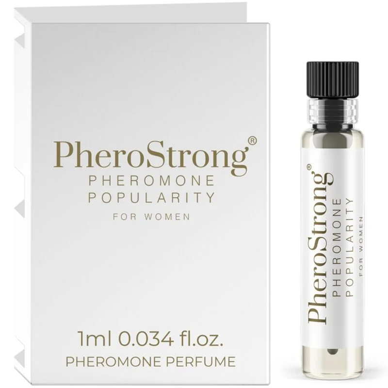 PHEROSTRONG - Perfume Con Feromonas Popularity Para Mujer 1 Ml