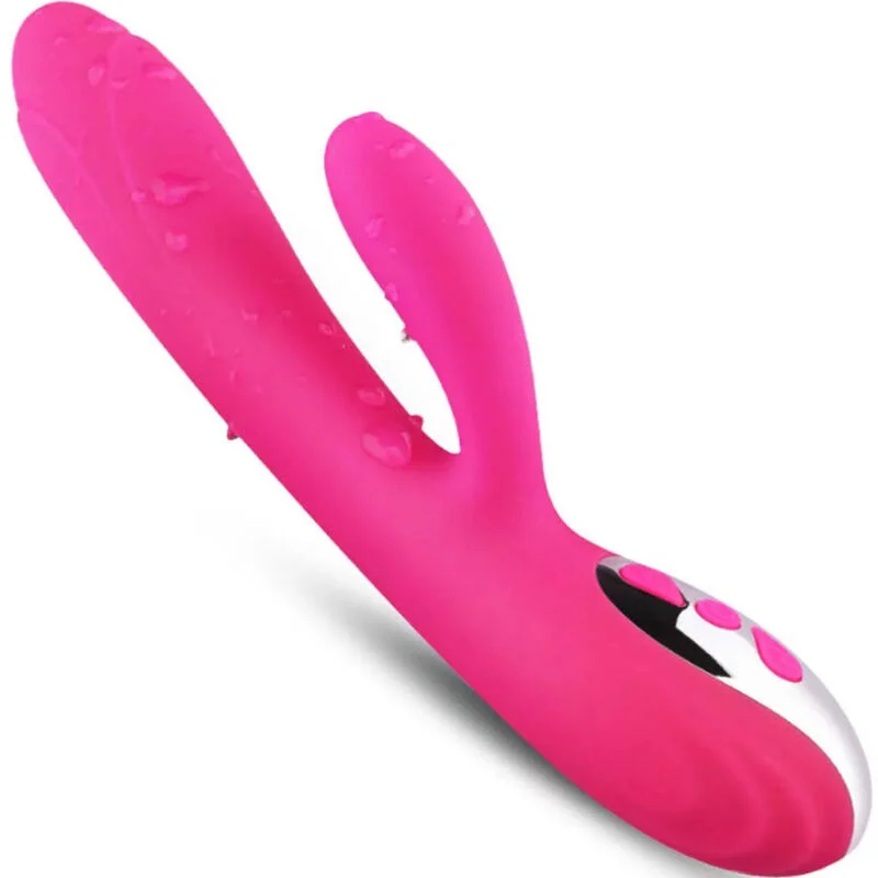 ARMONY - Vibrador & Estimulador Flexible Efecto Calor Fucsia - Imagen 5