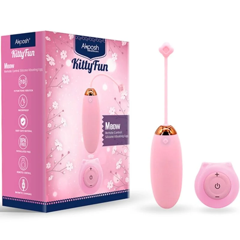 ARMONY - Kitty Fun Huevo Vibrador Control Remoto 10 Vibraciones Rosa - Imagen 6