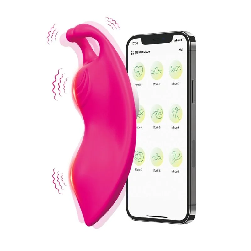 ARMONY - Honeybee Panties Vibrador Punto G Fucsia - App Gratuita--
