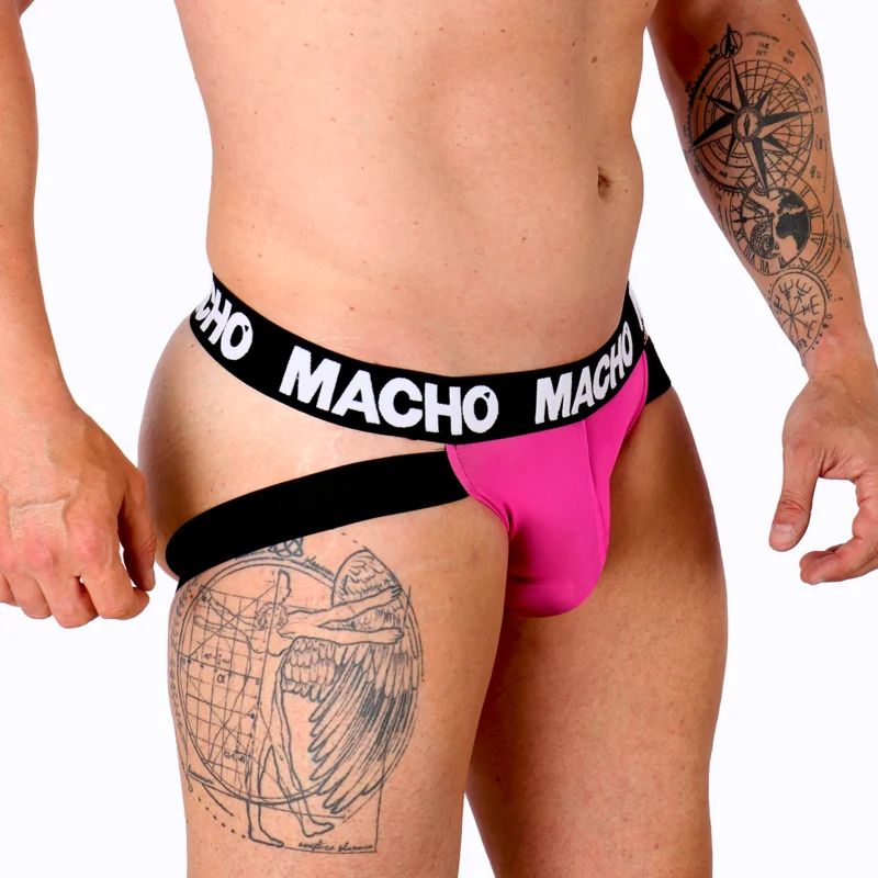 MACHO - Mx28fr Jock Rosa Neon L - Imagen 4