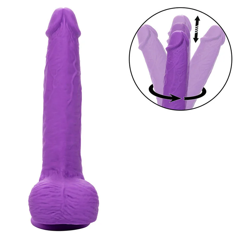 CALEXOTICS - Studs Vibrador Recargable Y Giratorio 10 Vibraciones Violeta - Imagen 7