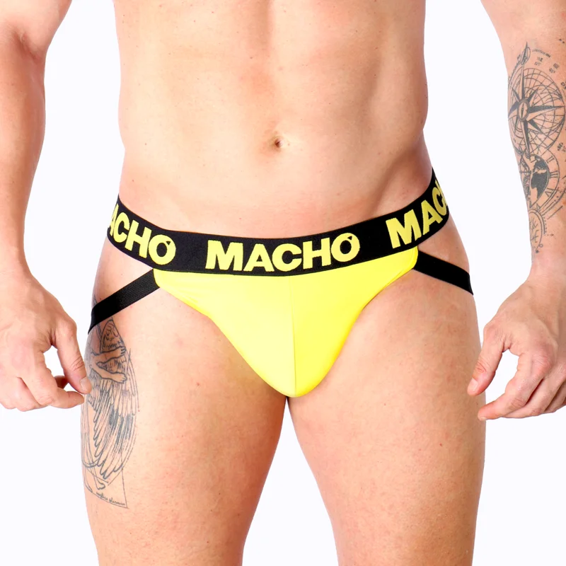 MACHO - Mx25a Jock Amarillo Lycra M