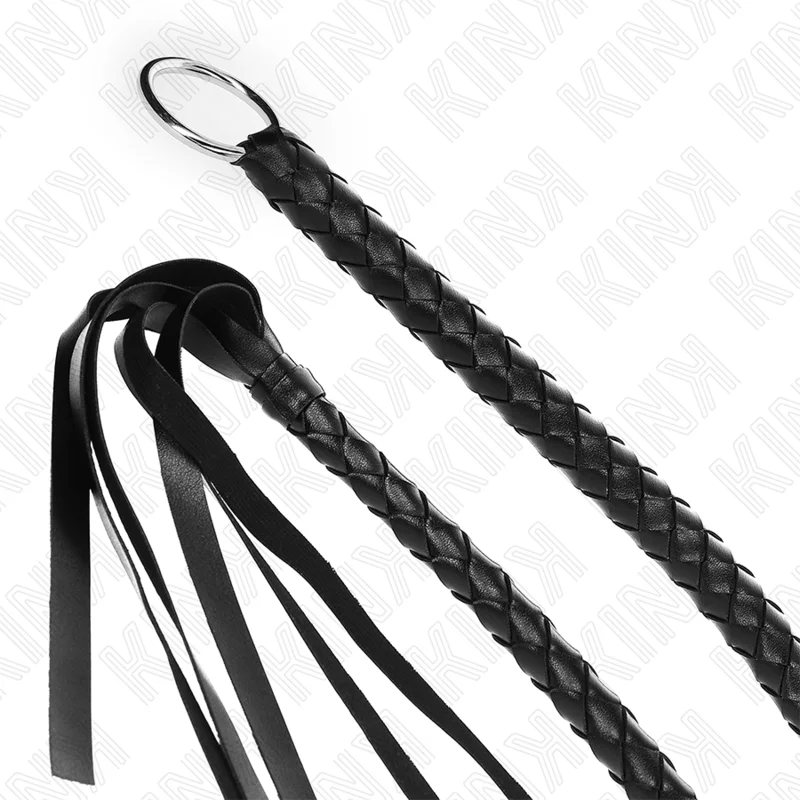 KINK - Látigo De Serpiente Con Anillo De Mano Negro 65 Cm - Imagen 5
