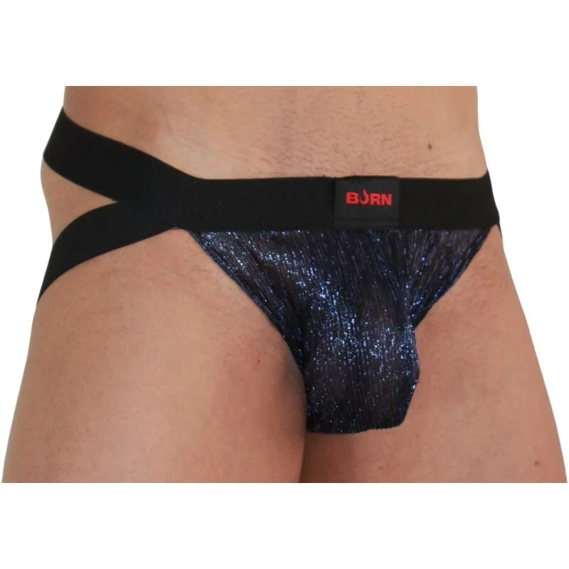 BURN - 006 Jock Brillante Azul / Negro L - Imagen 3