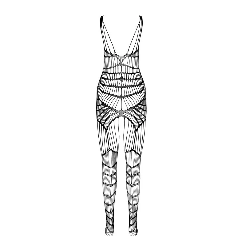 PASSION - Bs 102 Bodystocking Blanco Talla Única - Imagen 4