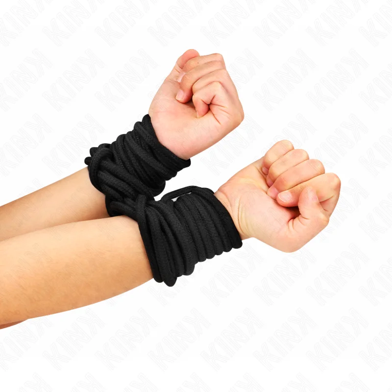 KINK - Cuerda De Algodón 20 Metros Negro - Imagen 5