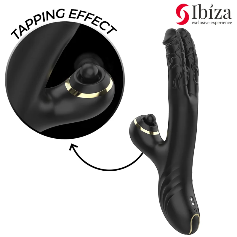 IBIZA - Vibrador Hi-Tech Rabitt Clitorial Potente Y Doble Wave Two Dragons-- - Imagen 4