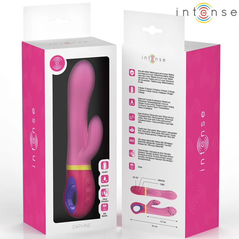 INTENSE - Daphne Vibrador Rabbit Rosa - Imagen 7