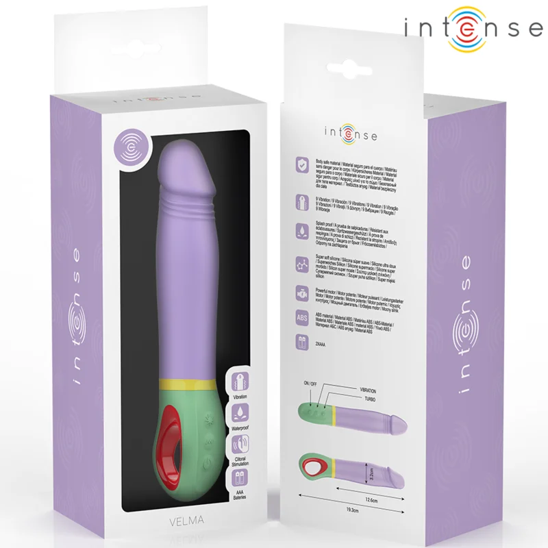 INTENSE - Velma Vibrador Clásico Morado - Imagen 7