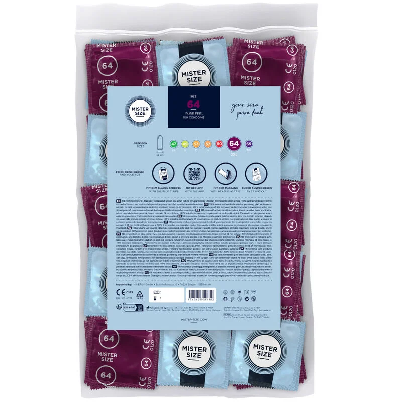 MISTER SIZE - Preservativos Talla Xxl 64 Mm (100 Unidades) - Imagen 3