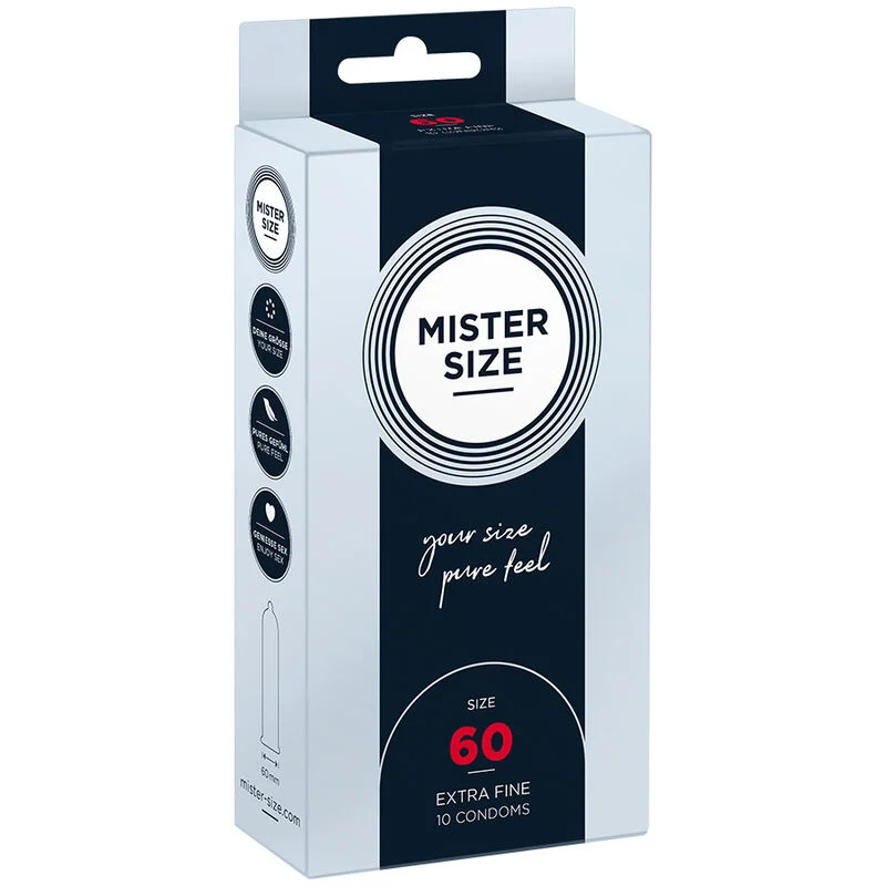 MISTER SIZE - Preservativos Talla Xl 60 Mm (10 Unidades)
