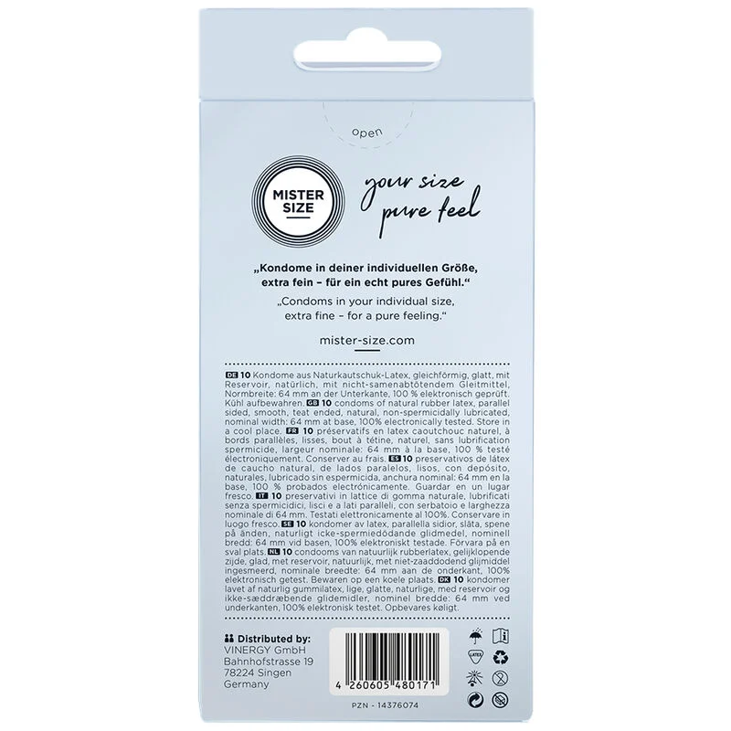 MISTER SIZE - Preservativos Talla Xxl 64 Mm (10 Unidades) - Imagen 4