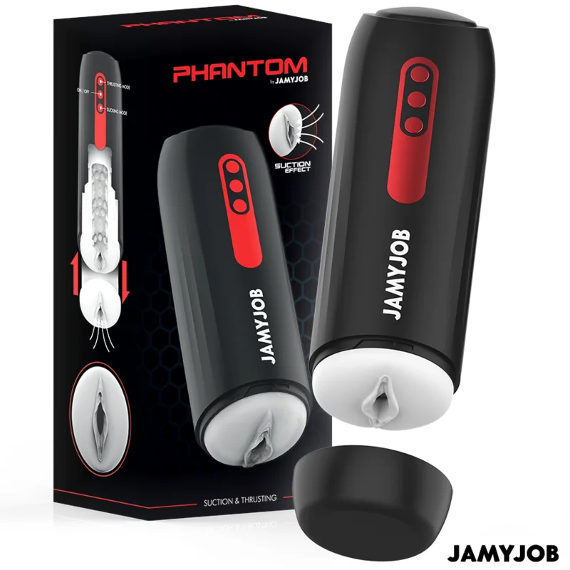 JAMYJOB - Phantom Masturbador Vagina Automático 5 Modos Succión Y Empuje