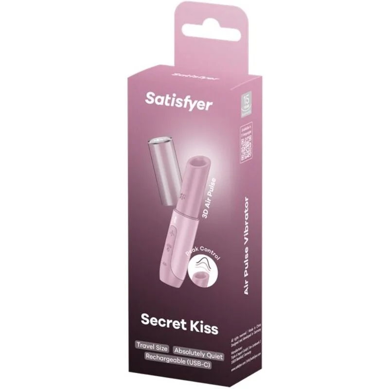 SATISFYER - Secret Kiss Estimulador Clítoris Por Ondas Rosa - Imagen 7