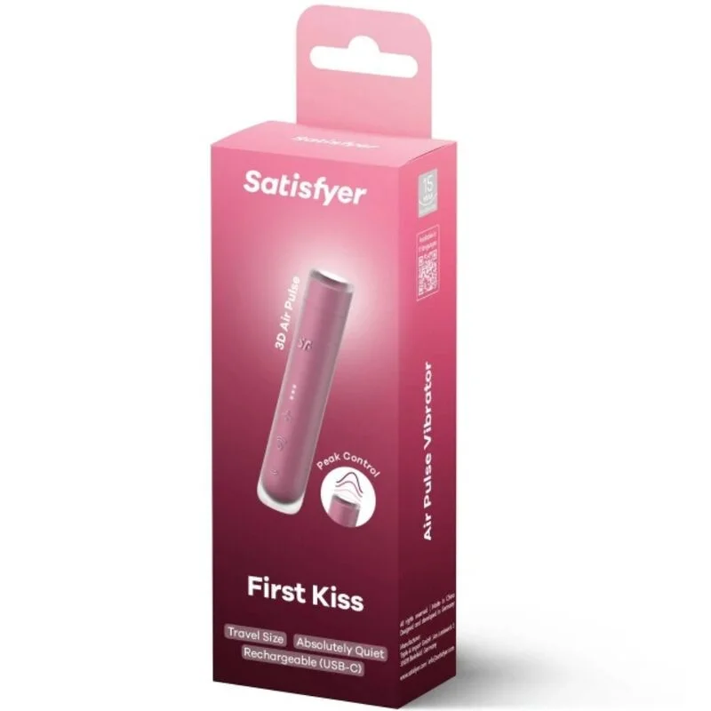 SATISFYER - First Kiss Estimulador Clítoris Por Ondas Granate - Imagen 3