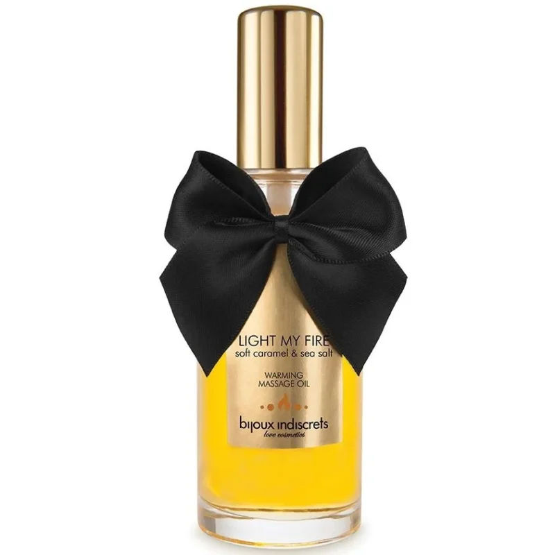 BIJOUX - Aceite Masaje Efecto Calor Aroma Caramelo