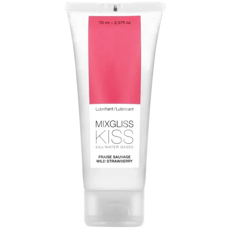 MIXGLISS - Lubricante Base Agua Sabor A Fresa 70 Ml