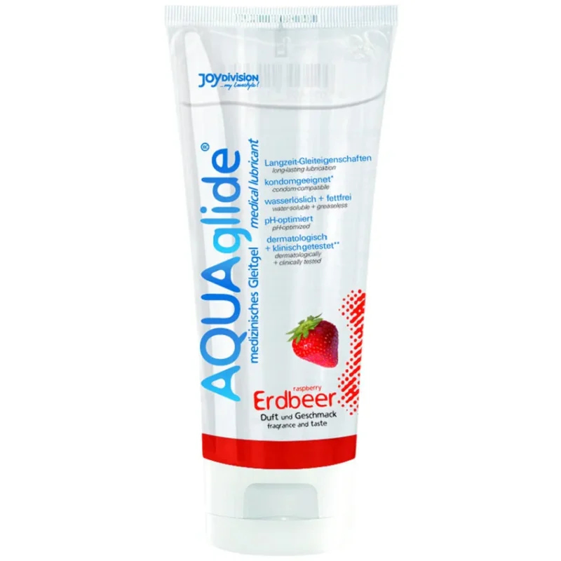 JOYDIVISION AQUAGLIDE - Lubricante Sabor Fresa 100 Ml