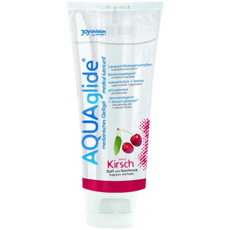 JOYDIVISION AQUAGLIDE - Lubricante Sabor Cereza 100 Ml