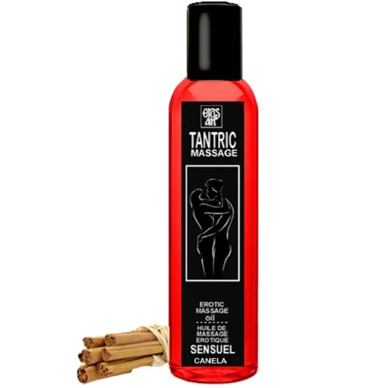 EROS-Art - Aceite Masaje Tantrico Natural Y Afrodisíaco Canela 30 Ml--