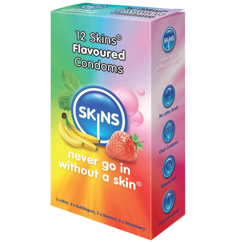 SKINS - Preservativo Sabores Varios 12 Uds - Imagen 3