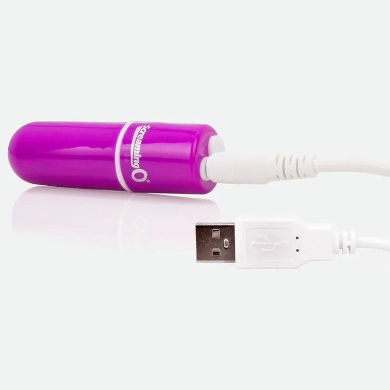 SCREAMING O - Bala Vibradora Recargable Vooom Lila - Imagen 3