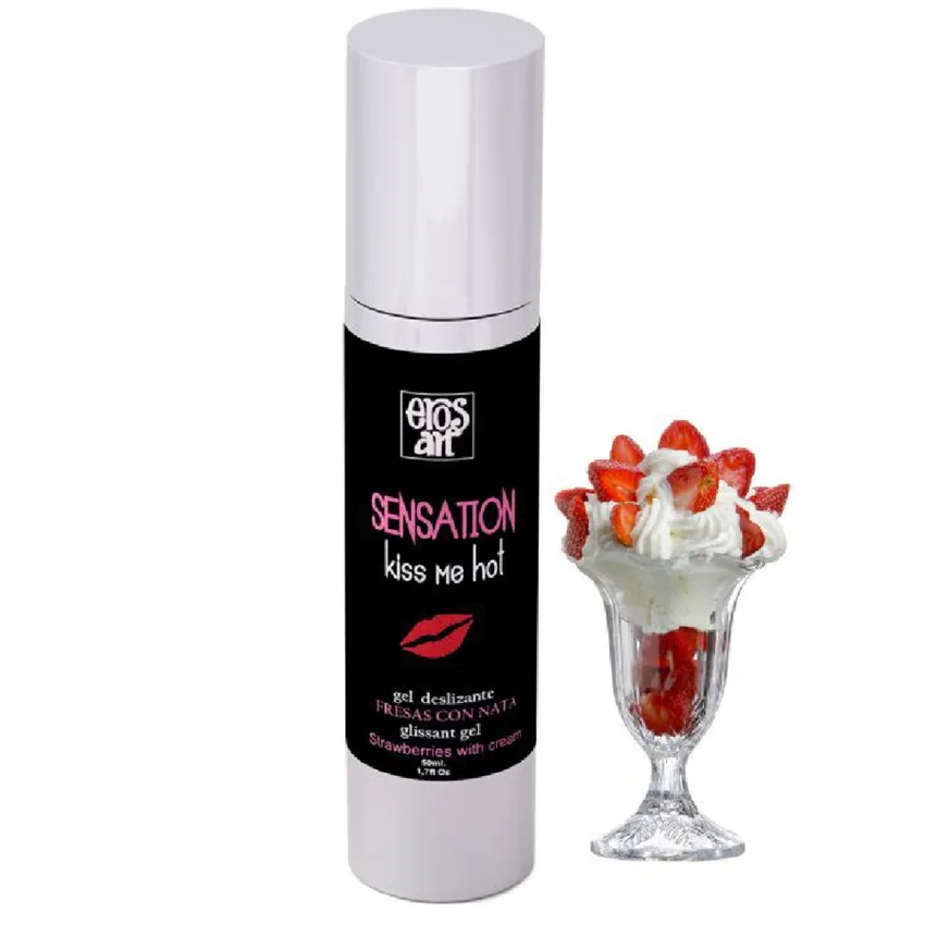 EROS-Art - Sensattion Lubricante Natural Fresas Con Nata 50 Ml--