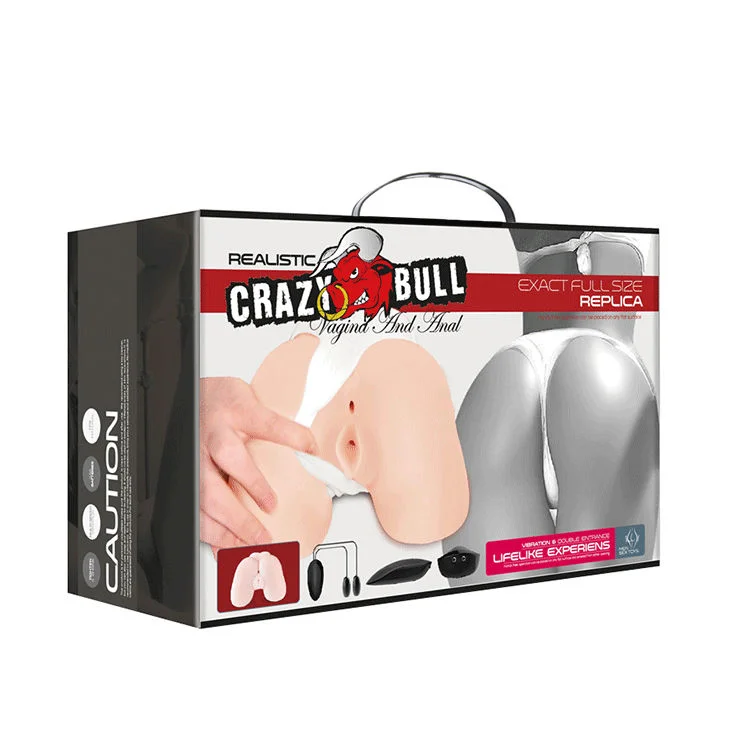 CRAZY BULL - Vagina Y Ano Realisticos Con Vibracion Posicion 5 - Imagen 9