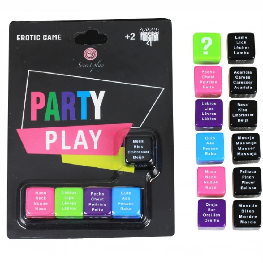 SECRETPLAY - Juego Party Play 5 Dados (Es/Pt/En/Fr)