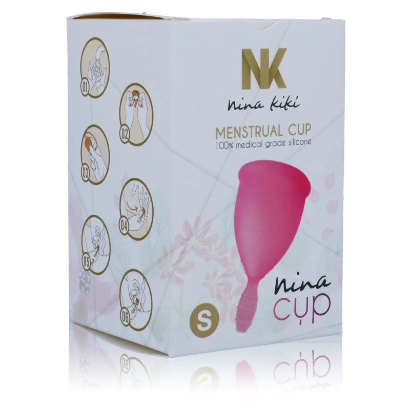NINA KIKÍ - Copa Menstrual Rosa - Talla S--