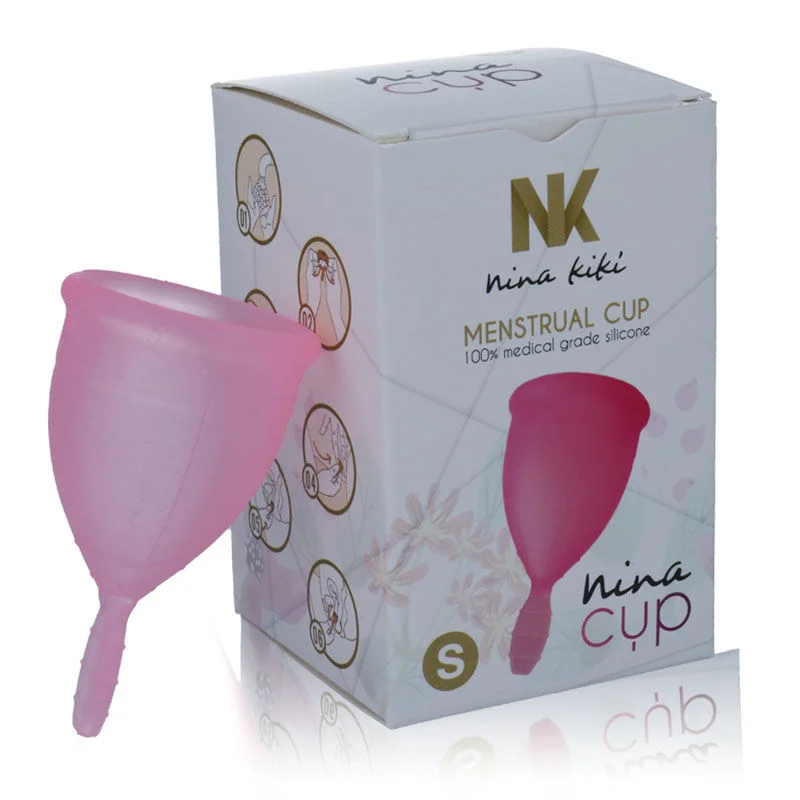 NINA KIKÍ - Copa Menstrual Rosa - Talla S-- - Imagen 5
