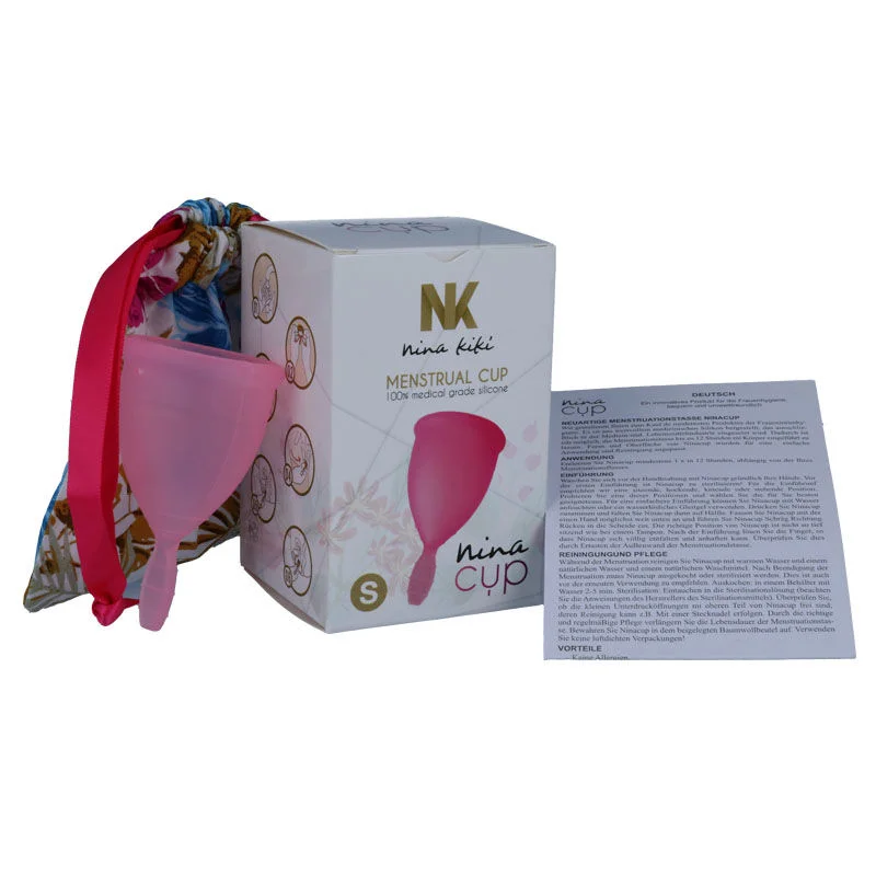 NINA KIKÍ - Copa Menstrual Rosa - Talla S-- - Imagen 6