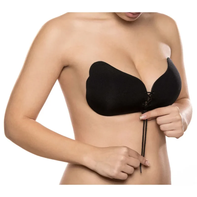 BYE-BRA- Lace-It Realzador Push-Up Negro Copa B- - Imagen 5