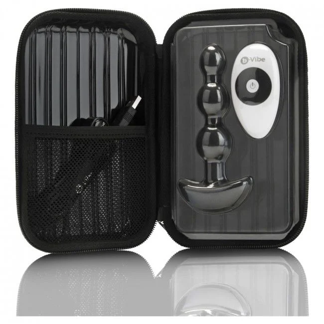 B-VIBE- Triplet Anal Control Remoto Beads Negro - Imagen 5
