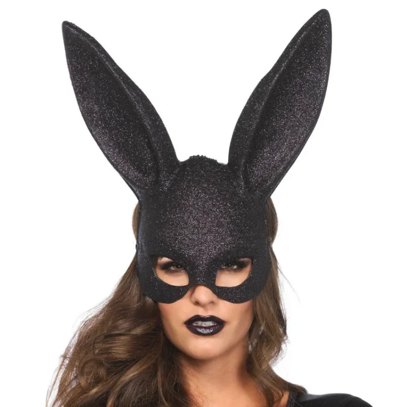 LEG AVENUE - Rabbit Mascara Con Purpurina