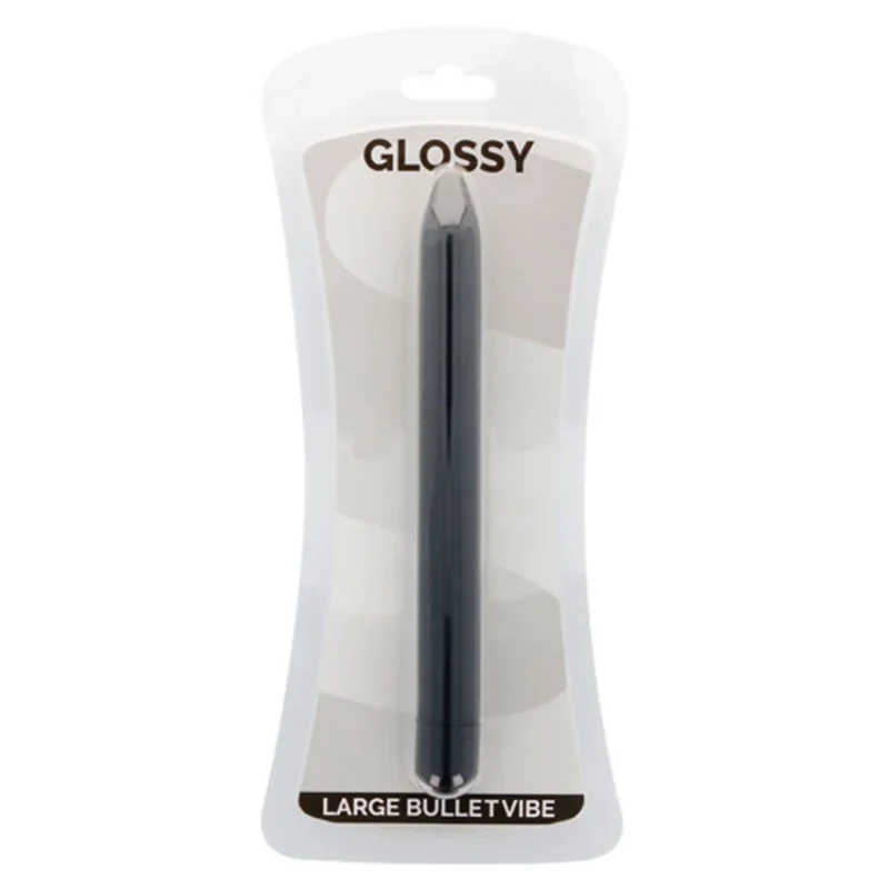 GLOSSY - Slim Vibrador Negro - Imagen 4