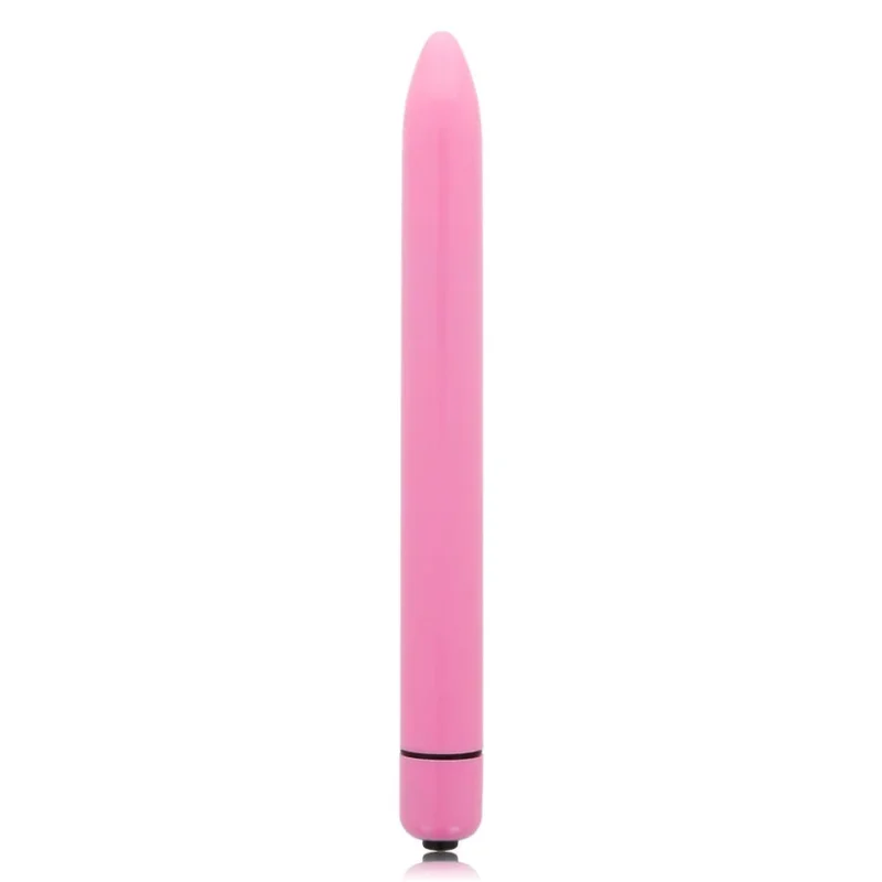 GLOSSY - Slim Vibrador Rosa Intenso - Imagen 3