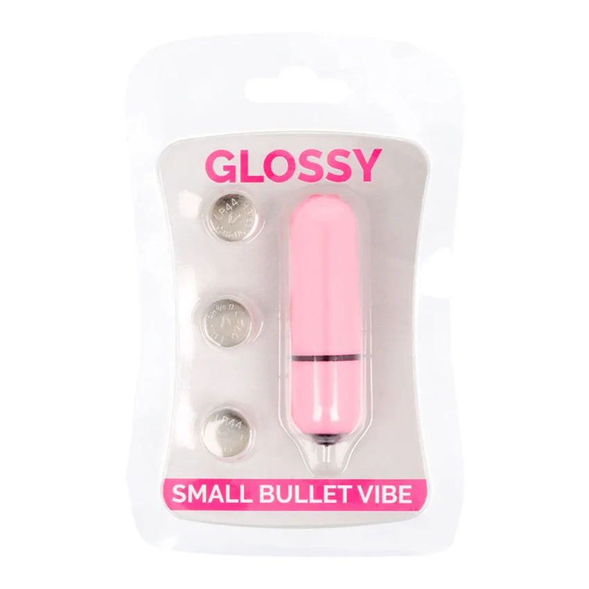 GLOSSY - Small Bala Vibradora Rosa - Imagen 4