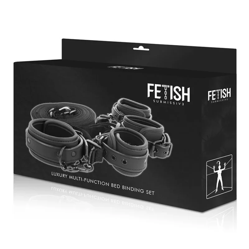 FETISH SUBMISSIVE - Set De Esposas Y Ataduras Con Forro De Nopreno - Imagen 10