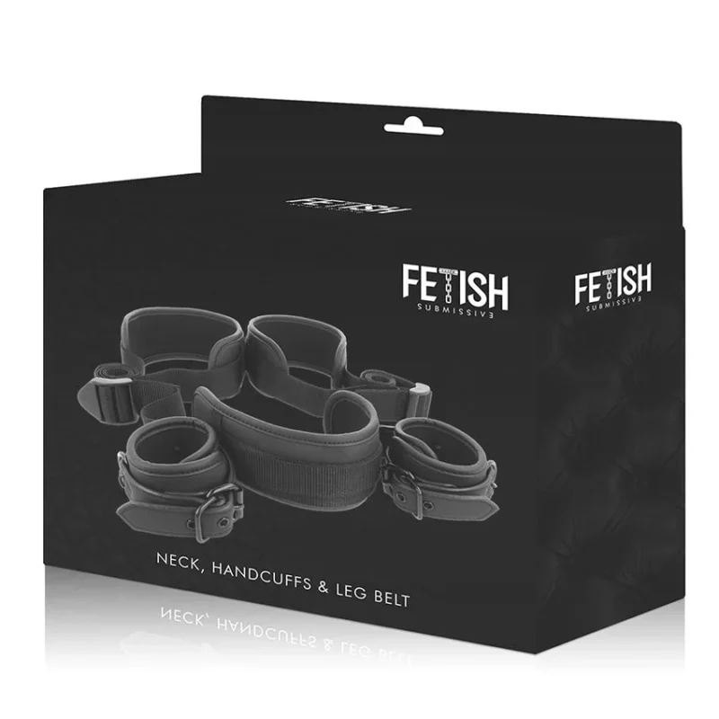 FETISH SUBMISSIVE - Posición Piernas Abiertas Con Esposas Con Forro De Nopreno - Imagen 12