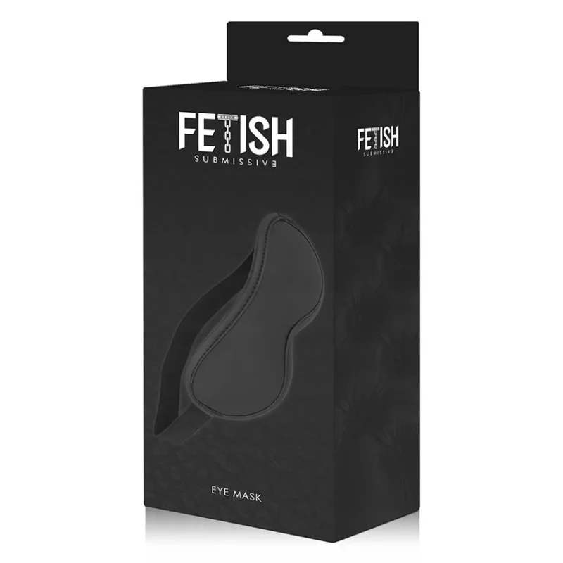 FETISH SUBMISSIVE - Antifaz Cuero Vegano Ii Con Forro De Nopreno - Imagen 5