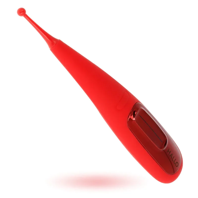 HALLO - Focus Potente Vibrador Touch Rojo - Imagen 4