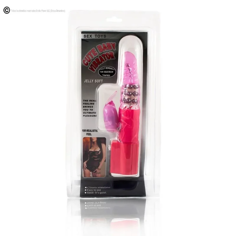 BAILE - Rotador Rabbit Rosa Superestimulador